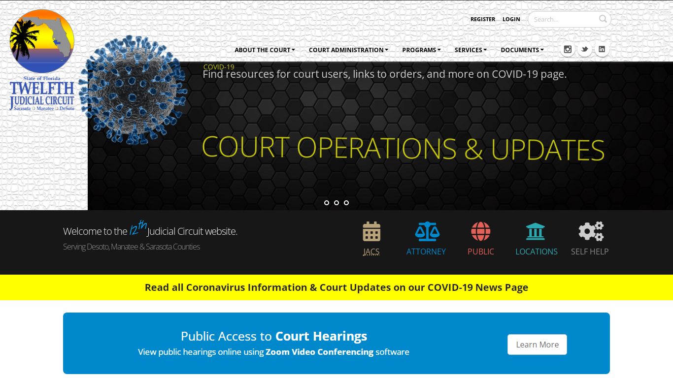 12th Judicial Circuit Court Website - Florida Courts